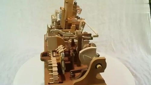 手工藝術(shù)短片 手動運行木材機械,零部件還挺多的